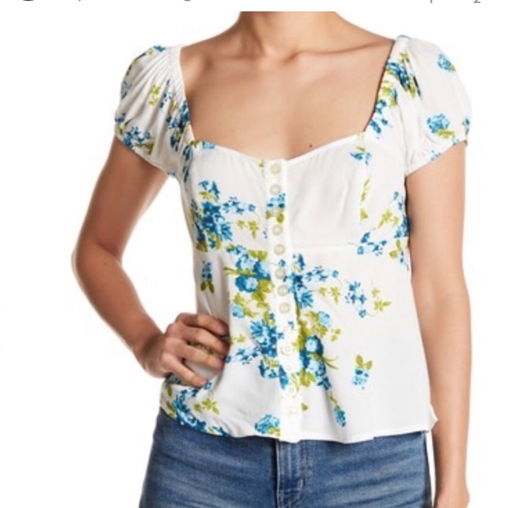Free peoplee close to you blouse size S